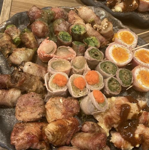 使用國產「小梅豬肉」♪串串很大，吃起來很飽★