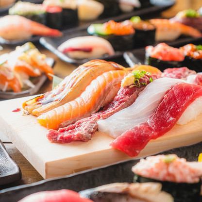 All-you-can-eat sushi is very popular!