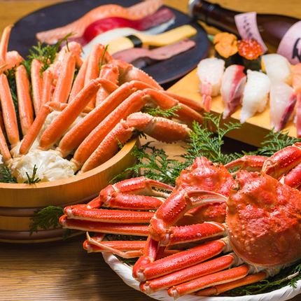 2-hour all-you-can-eat plan with 90 varieties including boiled snow crab!