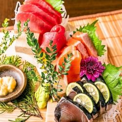 Assortment of 3 sashimi