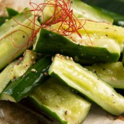 Cucumber tataki