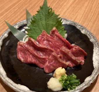 馬刺し霜降り