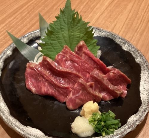 馬刺し霜降り