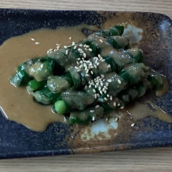 ニラのぐるぐる