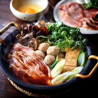 ★ Nagoya Cochin local chicken sukiyaki