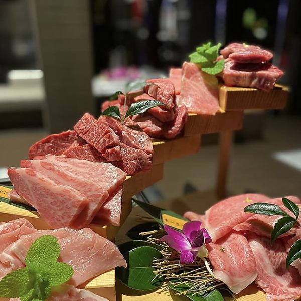 記念日や帰任日に！90分飲み放題付きたじま流肉の階段盛りコース7500円(税込)～