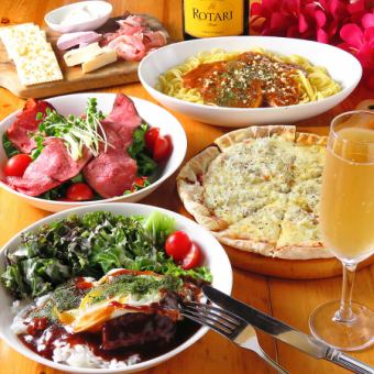 [2H all-you-can-drink included] Appetizer ~ main and dessert included ♪ Great value course for women only ☆ 5 dishes in total <Girls' party course>