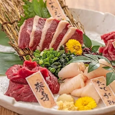 馬刺し3種盛り合わせ