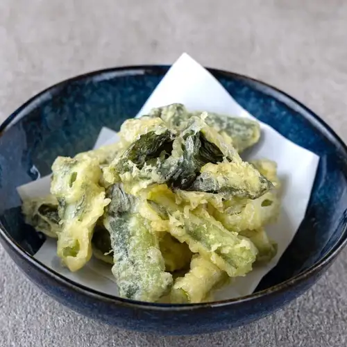 野沢菜天ぷら