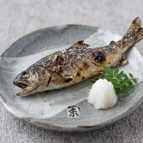 川魚の塩焼き