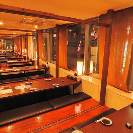 [Large banquets are also possible] All seats are completely private izakaya ■ Make early reservations for private rooms for large banquets! For company banquets, circles, and large banquets, leave it to "Chicken".We will guide you to a spacious and comfortable seat!
