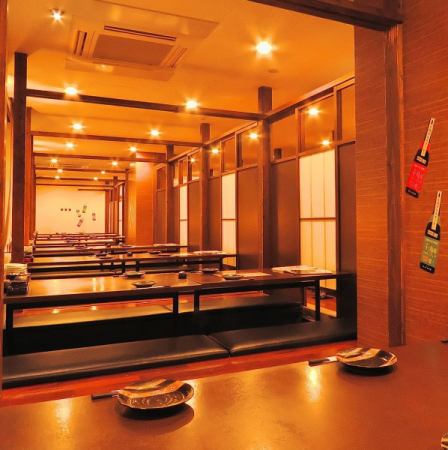 [Hakata's largest !! Private room for 100 people] All seats are completely private rooms Izakaya ■ Leave a big banquet! We will prepare the best seats for banquets.You can spend a relaxing time in a spacious space.