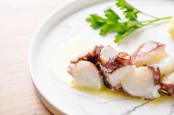 ISOLA Traditional Menu: Marinated Octopus