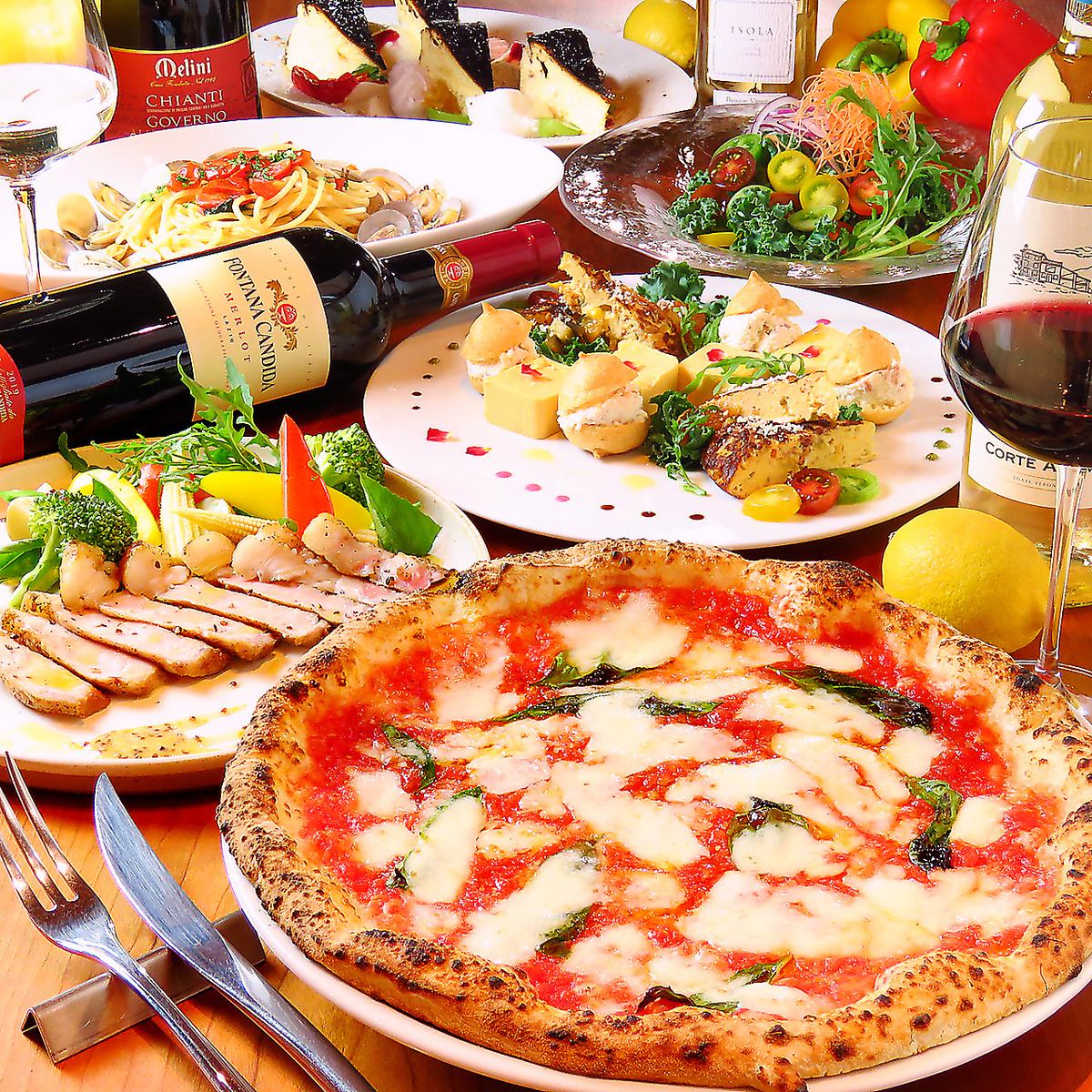 Enjoy authentic Italian cuisine! A wide selection of dishes using seasonal ingredients.