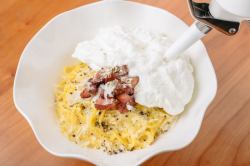 [Isola Original] Pure Japanese Momiji Chicken Eggs and Homemade Guanciale Foamy Carbonara Spaghetti