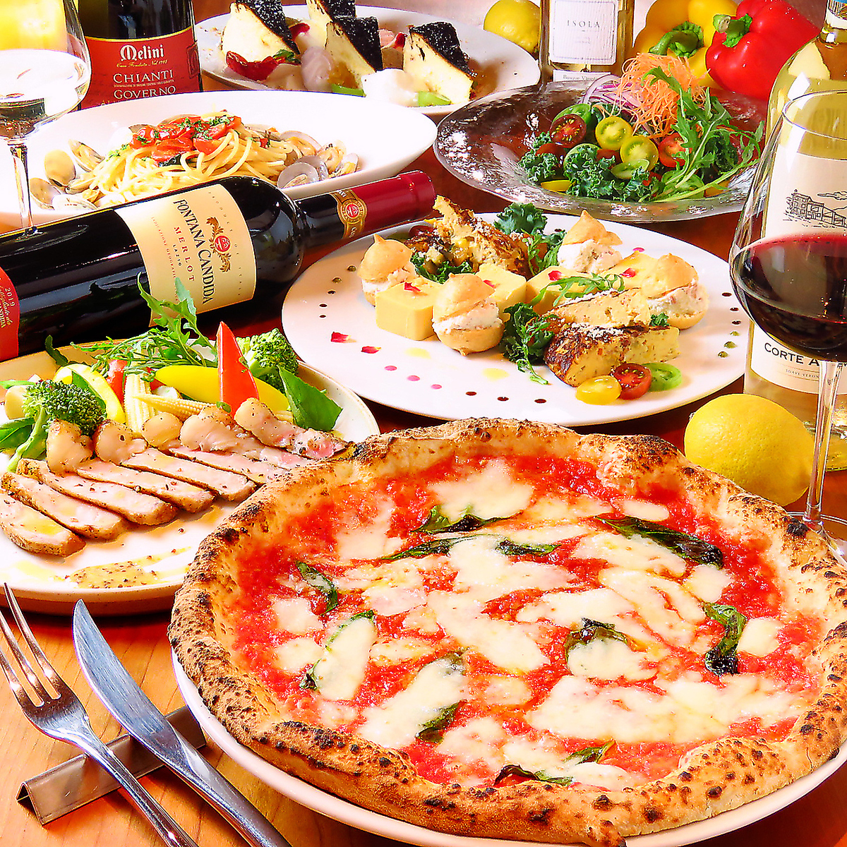 本場イタリア料理をご堪能！旬の食材を愉しめる逸品が勢揃い♪