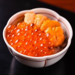 海膽鮭魚子蓋飯
