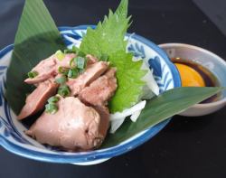 宮崎県産トロ肝刺し