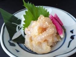 鮮魚の自家製酢味噌和え