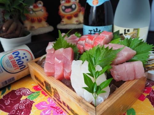 5種著名的沖繩生魚片