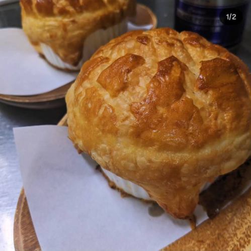 パイ包クラムチャウダー