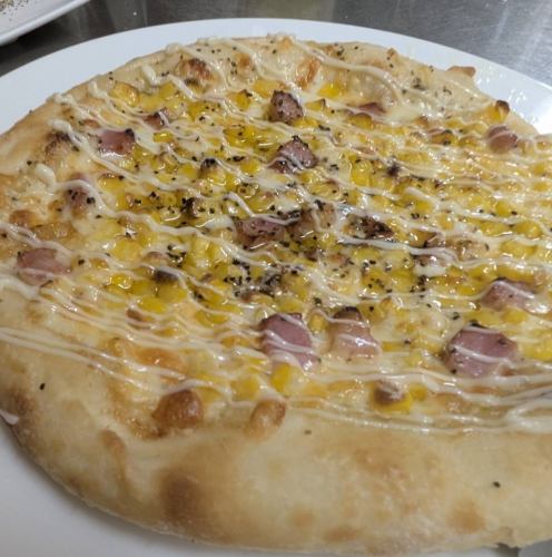 コーンマヨピッツァ