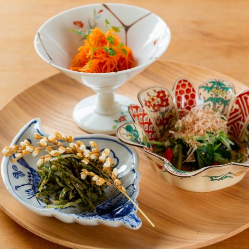 Assortment of 3 kinds of Obanzai (1-2 servings)
