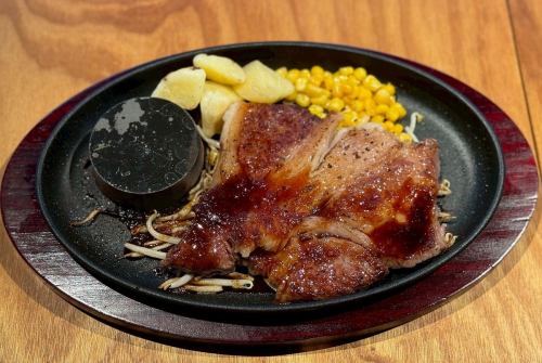 夜のおすすめ鉄板ステーキメニュー