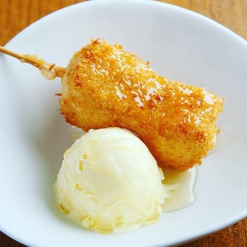 バームクーヘンアイス付き