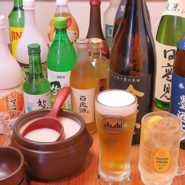 【月～木限定！】扶餘の単品飲み放題2時間コース　2,280円