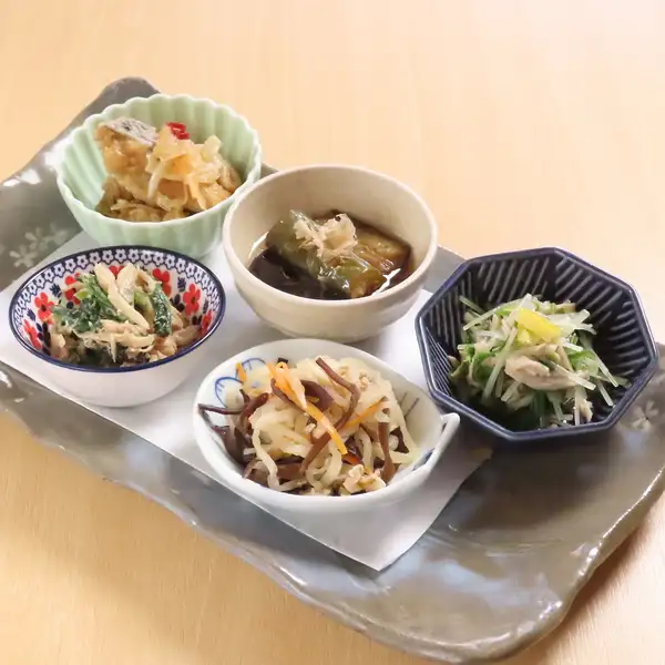 【まずはコレ】和惣菜盛り合わせ5種◆様々な味を堪能できる！初めの乾杯のお供に