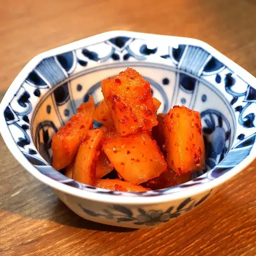 Japanese radish kimchee