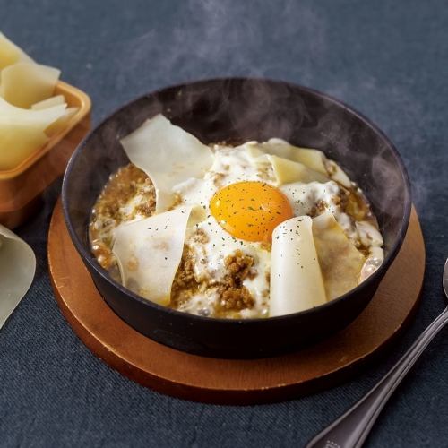 たっぷりチーズのキーマカレードリア