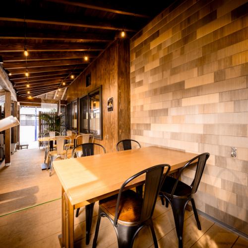 ペットと一緒に♪テラス席