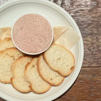 chicken liver mousse pate