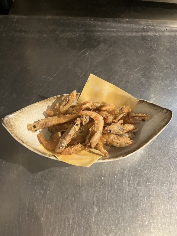 甘海老の唐揚げ