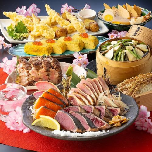 超豪華◎東北地酒15種＆藁焼き3種＆牛タン焼等6,000円