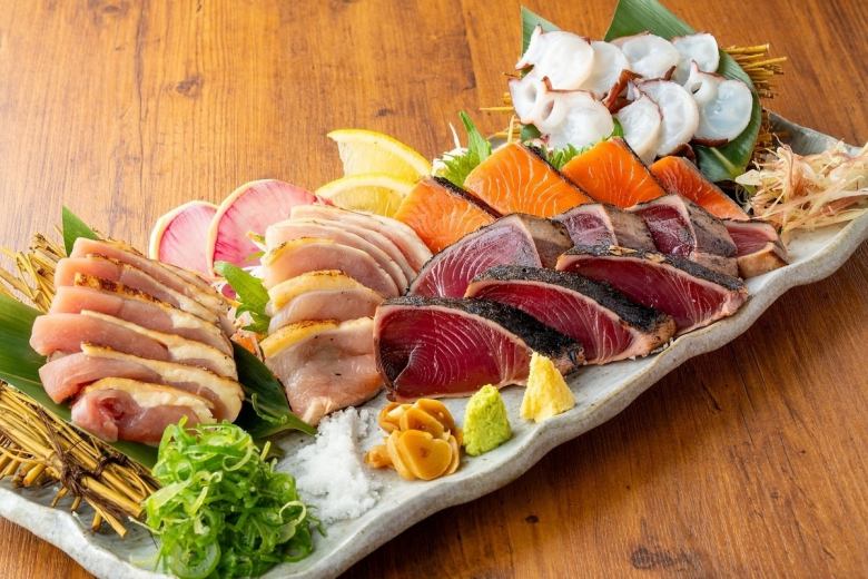 【料理長イチオシ】藁焼き5種盛り合わせ