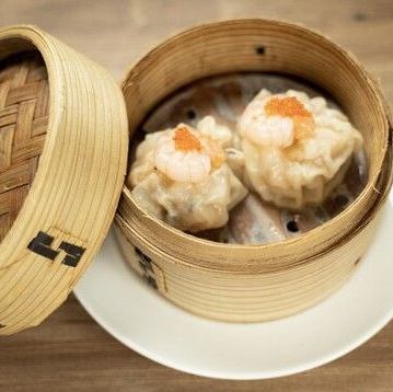 Homemade shrimp shumai