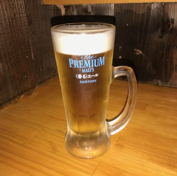 餃子にはやっぱり生ビール☆自慢の餃子を一緒にザ・プレミアム・モルツと一緒にお楽しみください！