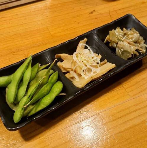 おつまみ3点盛り