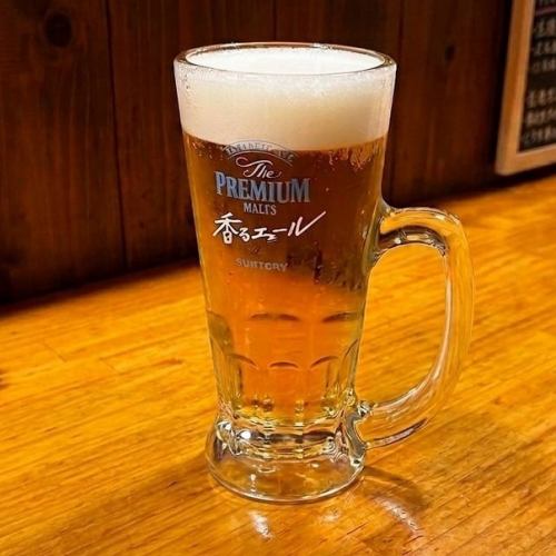 餃子にはやっぱり生ビール☆自慢の餃子を一緒にザ・プレミアム・モルツと一緒にお楽しみください！