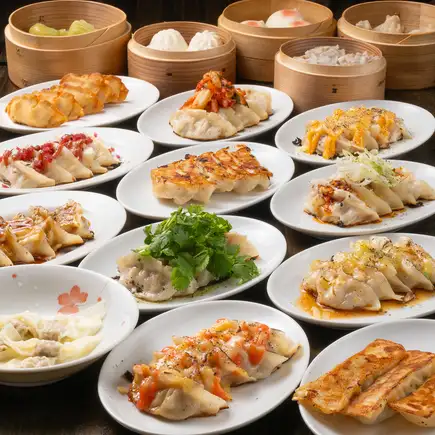 【隨時供應】2980日圓！ 30種餃子和點心無限量暢吃！含2小時無限暢飲，含生啤酒！