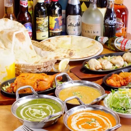 食べ飲み放題コース10名様予約で1人無料！席だけ10名様予約で10％オフ！※ディナーセット除く※