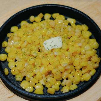 鉄板 コーンバター