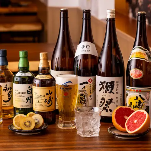 種類豊富な飲み放題♪1時間1,078円~