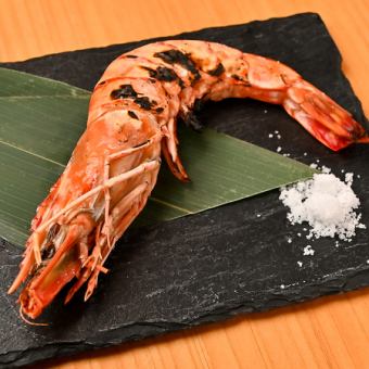 [Charcoal-grilled seafood] Black Tiger Shrimp Skewers