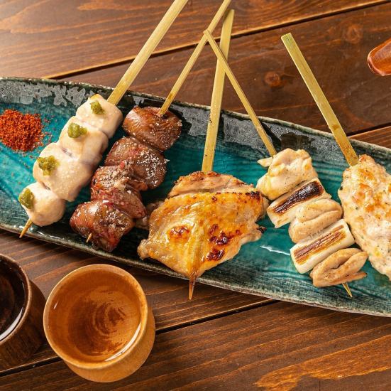 Yakitori made with Daisen chicken from Tottori is exquisite☆★You can also take it home!