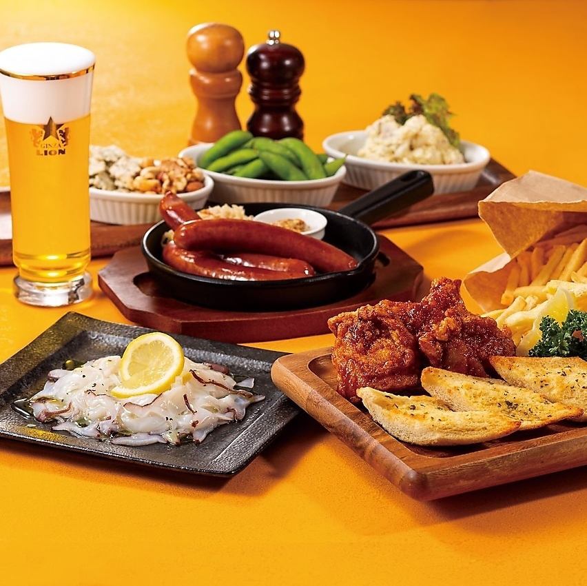 【黒ラベルを堪能】当日OK!90分飲み放題付LEOコース4500円(税込)