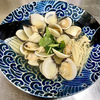 ハマグリの酒蒸し